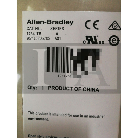1734-TB | Allen Bradley | Pt I/O Card Base Removable Screw, Opened, Ser A