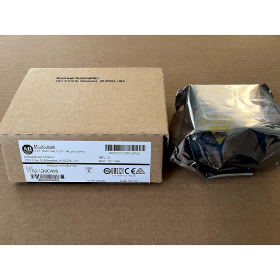 1PCS Brand New Allen-Bradley 1762-IQ80W6 SER A 1762-IQ8OW6 Fast ship