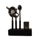 Plantation Bar Tools Stand Black & Silver