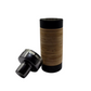 Plantation Cocktail Shaker - Matte Black with Rattan Wrap | Stainless Steel Barware