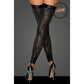 Noir Ladies Lasercut Stockings