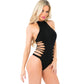 Pink Lipstick Brands Slit N Spin Bodysuit