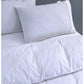 Elan Linen 100% Egyptian Cotton Vintage Washed 500TC White Queen Quilt Cover Set