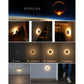 LED Motion Sensor Night Light Indoor, Cordless Battery Powered,Stick-on Warm White Light with Built-in Infrared Motion Detection, Sensor Light for Hallway,Bedroom