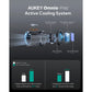 Aukey MagFusion 3-in-1 Pro Qi2 Magnetic Fast Wireless Charging Station with Active Cooling (LC-MC311A)