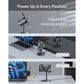 Aukey MagFusion 3-in-1 Pro Qi2 Magnetic Fast Wireless Charging Station with Active Cooling (LC-MC311A)