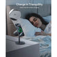 Aukey MagFusion 3-in-1 Pro Qi2 Magnetic Fast Wireless Charging Station with Active Cooling (LC-MC311A)