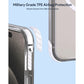 Aukey Urban Guard Magnetic Hard-Shell iPhone 15 Phone case - Transparent (TM11A)