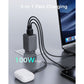 Aukey Comet 100W PD Fast Wall Charger GaN USB-C with 100W 1.8m USB-C to C Cable (PA-C5)