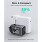 Aukey Comet 100W PD Fast Wall Charger GaN USB-C with 100W 1.8m USB-C to C Cable (PA-C5)