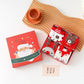 Christmas gift  Christmas Socks Combed Cotton 4 Pair Medium Socks Gift Box