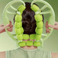 Exercise Fitness Leg Circular Thigh Calf Massage Roller with 12 Wheels for Muscle Stretching And Relaxation.