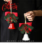 Christmas gift Christmas Bell Bow Pendant four pieces