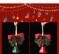 Christmas gift Christmas Bell Bow Pendant four pieces