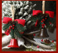 Christmas gift Christmas Bell Bow Pendant four pieces
