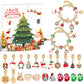 Christmas gift DIY Cartoon Snowman Bracelet Set with Crystal Beads