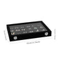 Velvet Earring Organizer Tray with Lid, 13.7x9.4 Inch 24 Grid Jewelry Organizer for Earrings, Perfect for Home Organization, Jewelry Display, Gift Giving, Dustproof Design