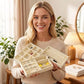 ewelry Storage Organizer, Stackable Drawer Trays with Removable Dividers, Velvet Jewelry Display Case for Earrings Rings Necklaces Bracelets（3Pack）