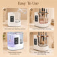 3 IN 1 Electric Makeup Brush Cleaner Machine with MakeupBrush Dryer - Auto Makeup Foundation, Contour, Eyeshadow, Blush Cleanser - 850 RPM Portable USB All Size Make up Brush Cleaner Washer and Dryer