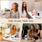 3 IN 1 Electric Makeup Brush Cleaner Machine with MakeupBrush Dryer - Auto Makeup Foundation, Contour, Eyeshadow, Blush Cleanser - 850 RPM Portable USB All Size Make up Brush Cleaner Washer and Dryer