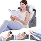 Adjustable Wedge Pillow Headboard Set for Sleeping & After Surgery, Ergonomic Reading Pillow for Sitting in Bed, Bed Wedge with Premium Memory Foam for Back Pain Relief & Support, Leg Elevation