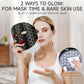 Red Light Mask 4 Color Light Therapy for Face,with 240 LED Mask,800mAh Rechargeable Controller,850nm Near Infrared Yellow&Blue Modes timer for 10 minutes 3 energy levels Anti-Aging at Home & Travel
