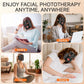 Red Light Mask 4 Color Light Therapy for Face,with 240 LED Mask,800mAh Rechargeable Controller,850nm Near Infrared Yellow&Blue Modes timer for 10 minutes 3 energy levels Anti-Aging at Home & Travel