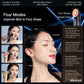 At-Home Facial Massager Beauty Device, 4-in-1 Microcurrent Face Lifting Tool with Red Light Therapy, Eye Care & Serum Infusion, Portable Skin Tightening Machine