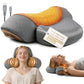 3-in-1 Neck Massager Pillow, Neck Massager for Pain Relief Deep Tissue, Massage Pillow with Heat, Vibration & Airbag Traction, 3D Ergonomic Cervical Hump Corrector Massage for Home Office