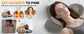 3-in-1 Neck Massager Pillow, Neck Massager for Pain Relief Deep Tissue, Massage Pillow with Heat, Vibration & Airbag Traction, 3D Ergonomic Cervical Hump Corrector Massage for Home Office