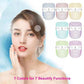 Mesh Design LED Face Mask, Ultra-Light Red Light Therapy for Face, 7-in-1 Colors LED Facial Skin Care Mask, 7 Colors Portable Rechargeable Skin Treatment Mask
