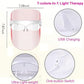 Mesh Design LED Face Mask, Ultra-Light Red Light Therapy for Face, 7-in-1 Colors LED Facial Skin Care Mask, 7 Colors Portable Rechargeable Skin Treatment Mask