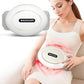 Abdominal Massager with 3 Vibration Massage Modes，Intelligent Auxiliary Heating，Massagers for Back Pain Relief，Slimming Belt for Promote Digestion White