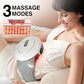 Abdominal Massager with 3 Vibration Massage Modes，Intelligent Auxiliary Heating，Massagers for Back Pain Relief，Slimming Belt for Promote Digestion White