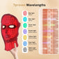 Red Light Therapy Mask for Face and Neck, LED Light Therapy Masks, USB-C Rechargeable, Facial Skincare & Radiance Care, Red Light Mask for Home, Travel, Yoga & Relaxation