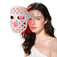 Red Light Therapy for Face, 850nm NIR LED Mask for Daily Beauty Routine 8 Modes Light Therapy Mask, 51 LED Cores with Timer & Brightness Adjustment Functions