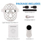 Red Light Therapy for Face, 850nm NIR LED Mask for Daily Beauty Routine 8 Modes Light Therapy Mask, 51 LED Cores with Timer & Brightness Adjustment Functions