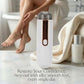 Professional Electric Foot File – Rechargeable Callus Remover with 1200mAh Battery, 2 Roller Heads, Portable for Home & Travel, Fine & Coarse Heads for Dead Skin and Calluses