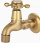 Antique Brass Faucet for Garden Hose, Fence, Bathroom & Outdoor Use – Durable and Stylish Faucet Accessory, Perfect for Home and Gardening - Bronze - Size Angle valve2