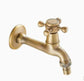 Antique Brass Faucet for Garden Hose, Fence, Bathroom & Outdoor Use – Durable and Stylish Faucet Accessory, Perfect for Home and Gardening - Bronze - Size Long style3
