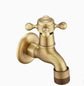 Antique Brass Faucet for Garden Hose, Fence, Bathroom & Outdoor Use – Durable and Stylish Faucet Accessory, Perfect for Home and Gardening - Bronze - Size Short style1