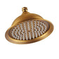 8 Inch Round Alloy Rain Shower Head – High Pressure Rainfall Showerhead for Bathroom, Universal Fit, Easy Installation - Bronze - Size 8in