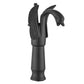 Swan-Shaped Single-Handle Single-Hole Vessel Faucet – Deck-Mounted Bathroom Sink Faucet, Tall Model, Elegant Vanity Faucet - Silver - Size 33cm