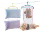 8 Pack Cute Sleeping Pillow Pet Basking Holder Hanging Heavy Duty Space Saver Mesh Bags Shoe Dryer Basket Closet Storage Accessory Organizers Two Layer