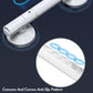 Suction Cup Grab Bars for Bathtubs, Bathroom Grab Bars for the Elderly, Seniors, Disabled & Pregnant Women, Plastic Toilet Handles for Home Safety