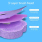 36 Pack Disposable Toilet Bowl Cleaner Wand Refills, 360° Sponge Replacement Heads for Wall Mounted Brush System, Hygienic Deep Cleaning Bathroom Scrubber Pads