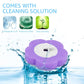 36 Pack Disposable Toilet Bowl Cleaner Wand Refills, 360° Sponge Replacement Heads for Wall Mounted Brush System, Hygienic Deep Cleaning Bathroom Scrubber Pads