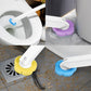 36 Pack Disposable Toilet Bowl Cleaner Wand Refills, 360° Sponge Replacement Heads for Wall Mounted Brush System, Hygienic Deep Cleaning Bathroom Scrubber Pads