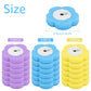 36 Pack Disposable Toilet Bowl Cleaner Wand Refills, 360° Sponge Replacement Heads for Wall Mounted Brush System, Hygienic Deep Cleaning Bathroom Scrubber Pads