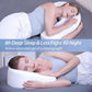 Side Sleeper Pillow with Arm Hole, Ergonomic Memory Foam Arm Pillow for Shoulder Comfort, Side Sleeping Support for Neck and Back, Removable Washable Cover, for Side  Sleepers - Gray - Size 58cm*43cm